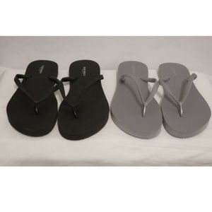 NWOT OLD NAVY FLIP FLOPS SET BOGO - Size 8 -1084HH